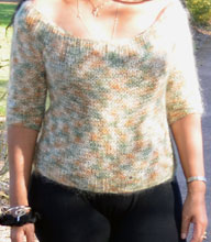 mohair off-the-shoulder top