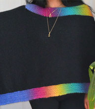 rainbow poncho