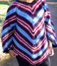 mohair poncho