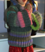 childrens hooded thick sweater